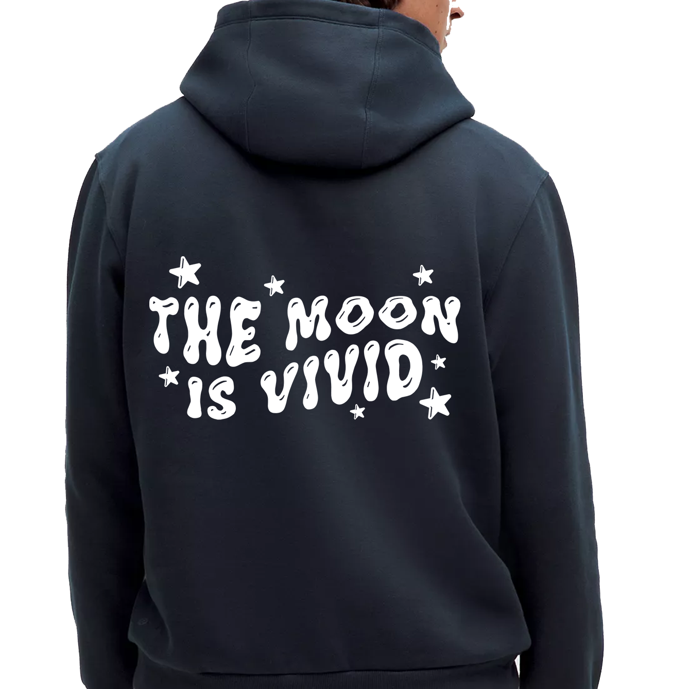 The Moon is Vivid Hoodie - Navy