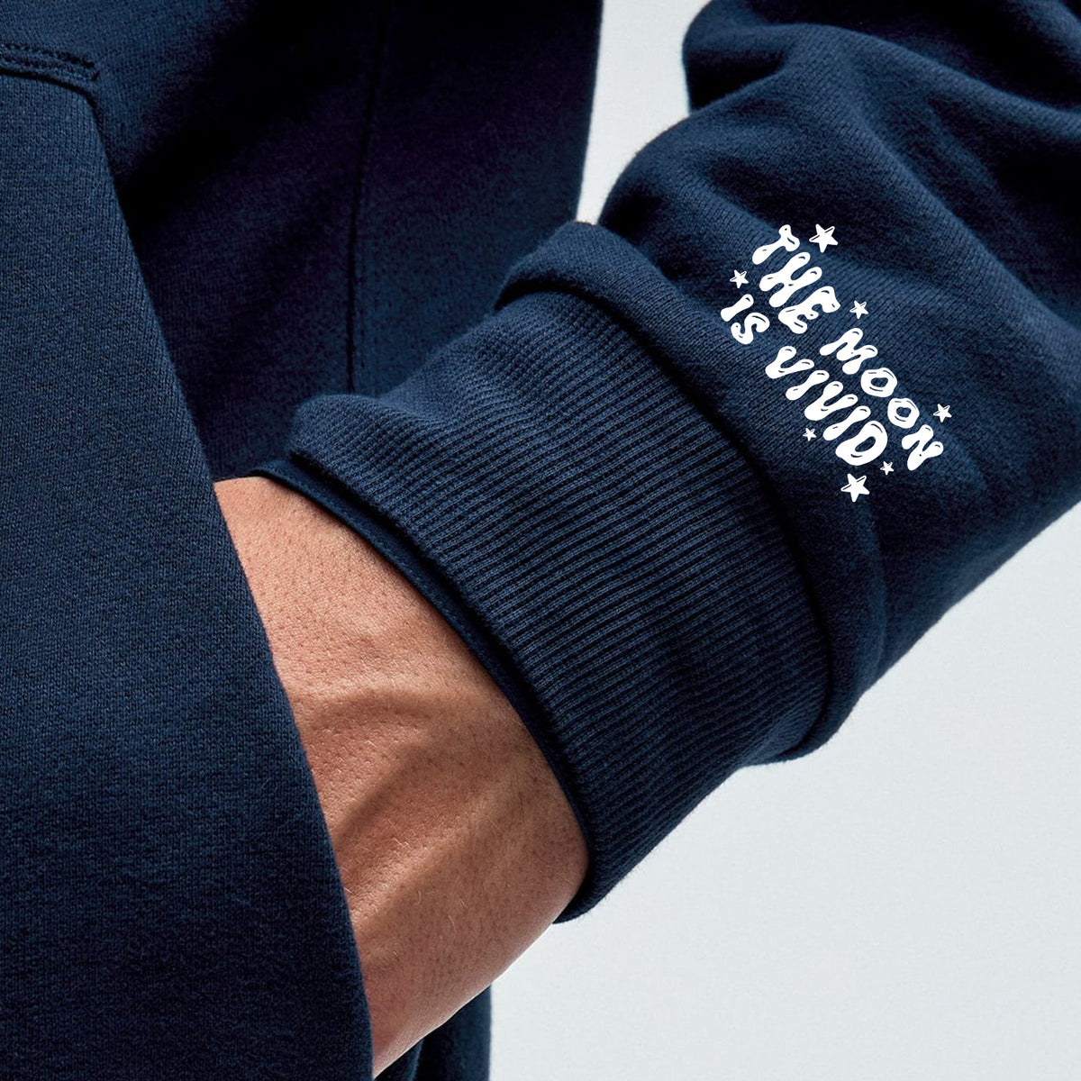 The Moon is Vivid Hoodie - Navy